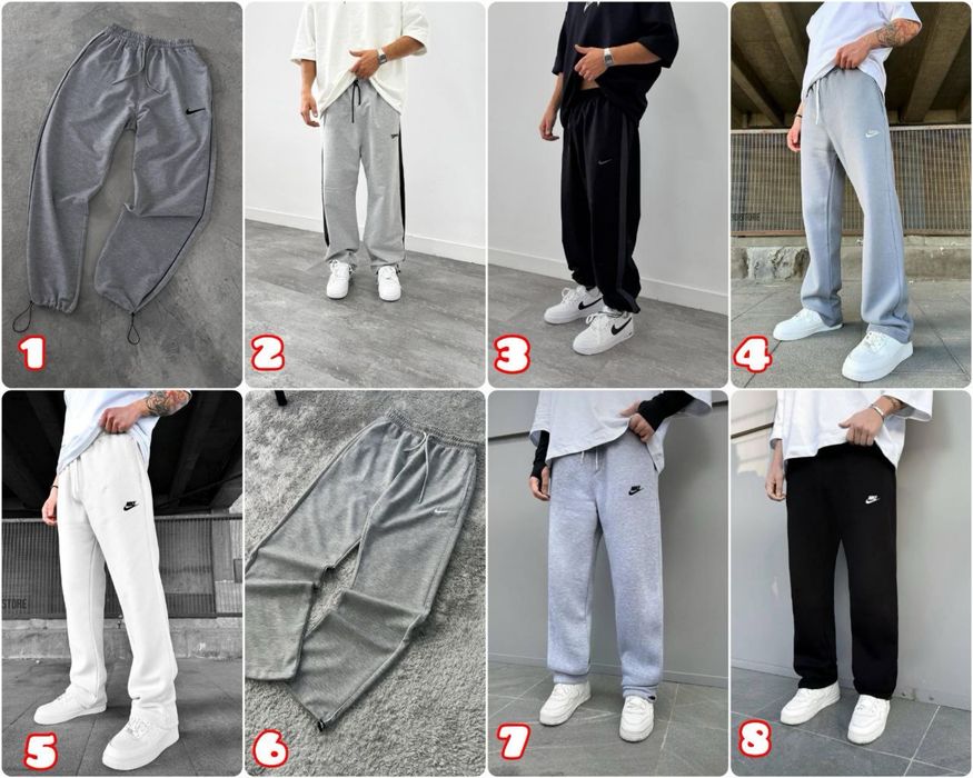 БЕЗ ПЕРЕДПЛАТИ ‼️ Стильні унісекс штани Nike, Найк / S-2XL, ПРЕМІУМ