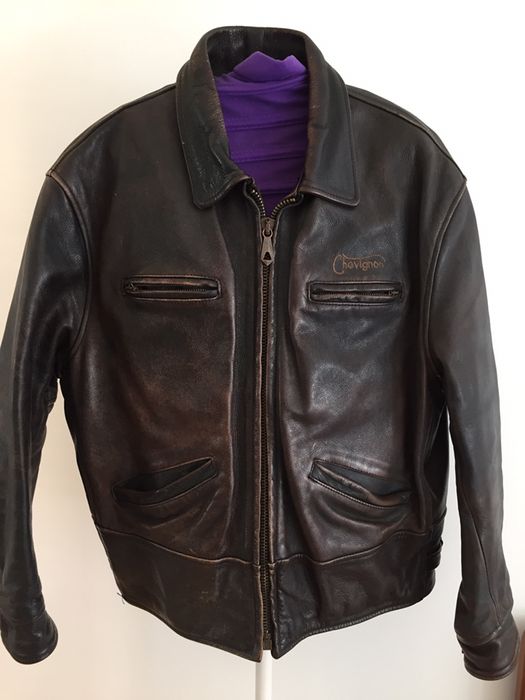 Blusao cabedal Chevignon