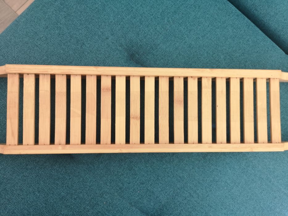 Bambusowa półka na wannę