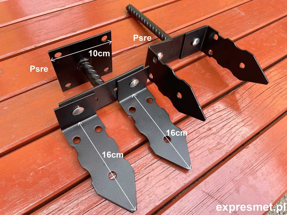 Podpora podstawa słupa przykręcana regulowana SOLIDNA kotwa  wspornik