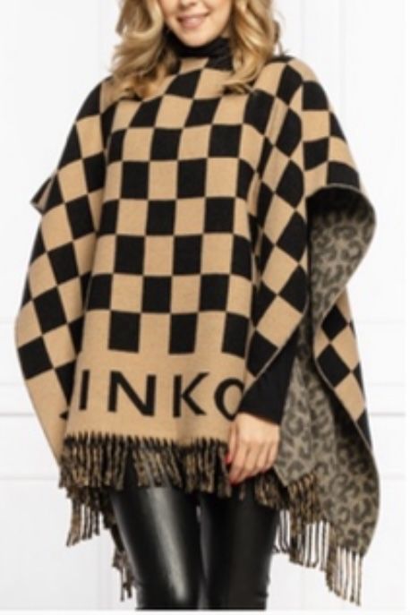 Pinko piekne nowe ponczo