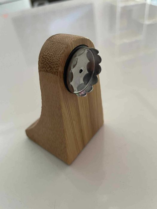 Magnetyczny uchwyt na mydło wieszak bambusowy do płytek łazienkowych