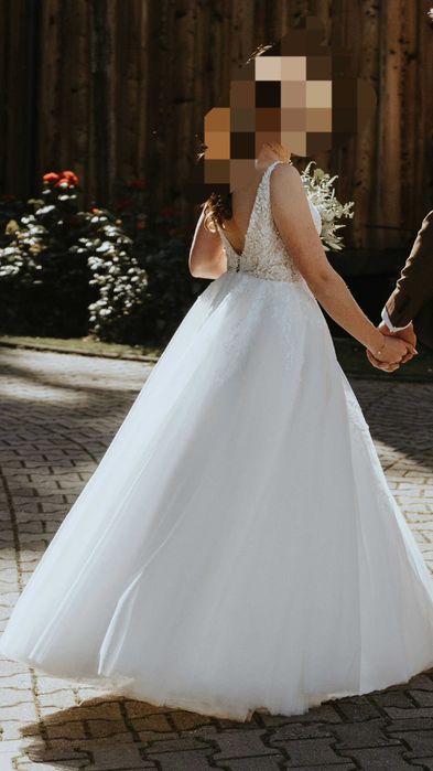 Suknia ślubna princesska 34-36