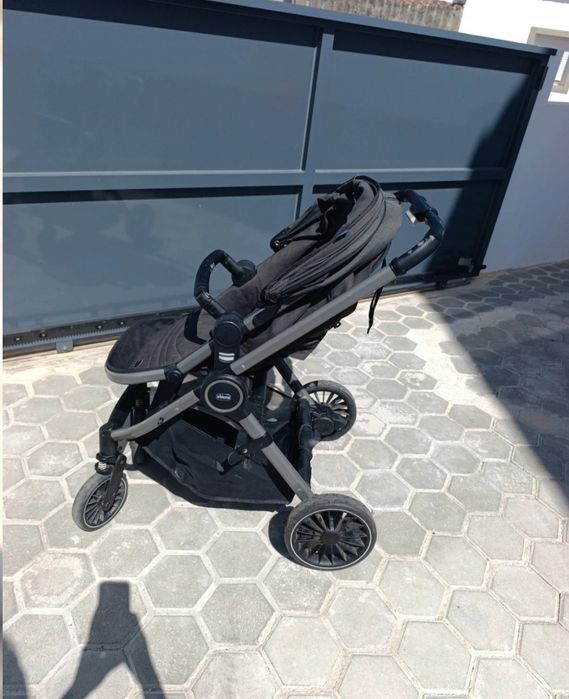 Carrinho Chicco + cadeira auto (ovo) Best Friend Pro Pirate Black