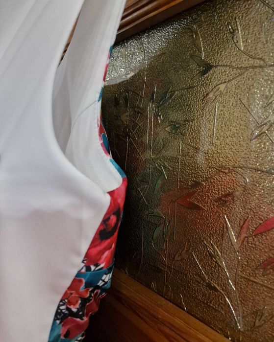 Вечірня /Весільна Сукня з принтом Вишивки