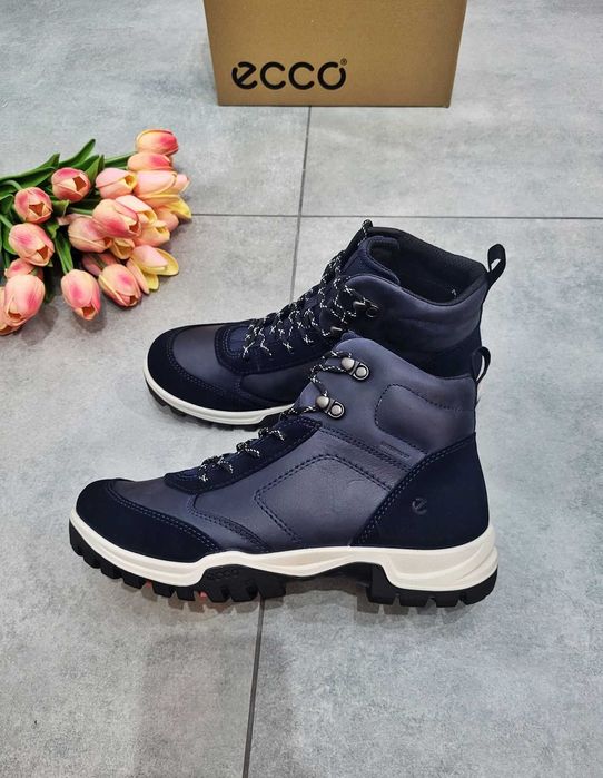 Nowe damskie buty trekkingowe Ecco 40 trapery turystyczne skóra