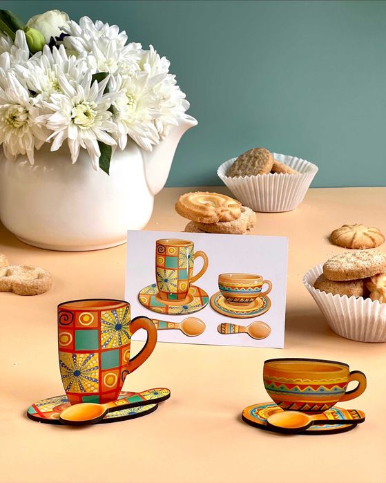 Drewniana 3D Gra «Wesoła kawka»