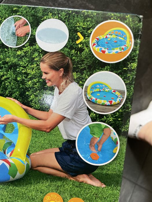 Basen z sorterem + 5 piankowych klockôw