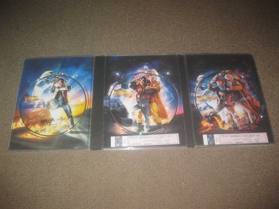 Colecção Completa em DVD "Regresso ao Futuro" Edição Especial Digipack