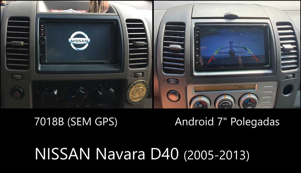 Rádio 2DIN • Nissan NAVARA • D22 / D40 (1997 a 2013) • Android 4+32GB