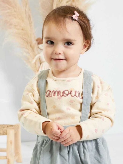 Чудова мікровельветова спідниця Kiabi для крихітки 3 міс, 60 см