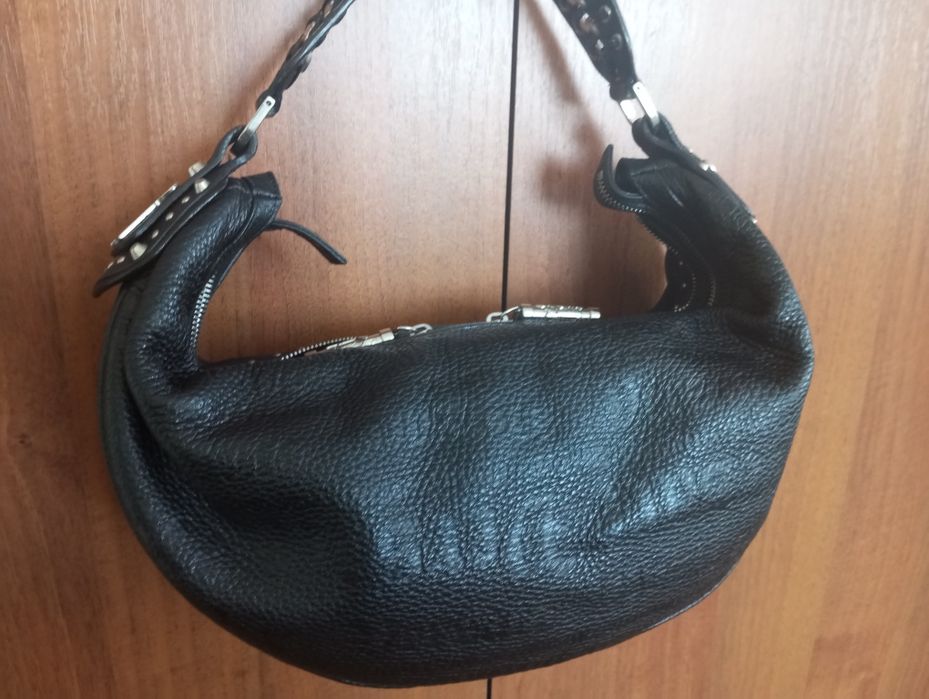 Versace Lambskin Top Handle Bag