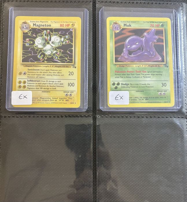 Cartas Pokemon Fossil PT portugues ENG Ingles