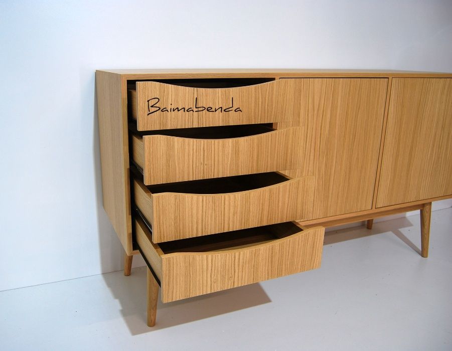 Móvel Aparador / Sideboard / Retro Vintage / Estilo Nórdico c/ gavetas