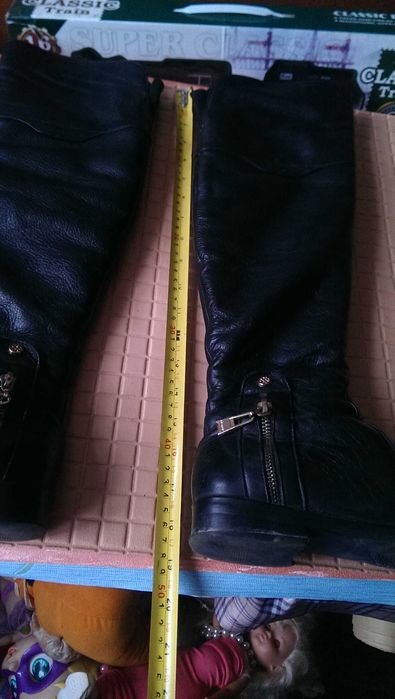 Кожаные сапоги-ботфорты  LAVORAZIONE ARTIGIANALE - Italy Design 37-го