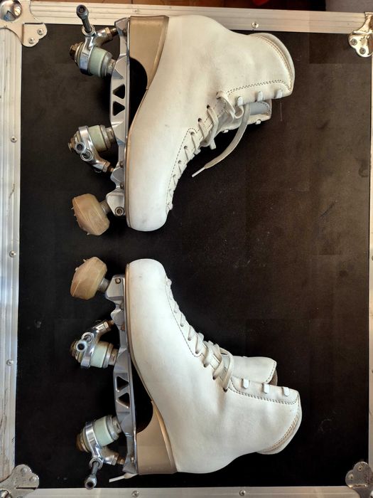 Patins usados, EDEA Classica, tamanho 250 S e base 140