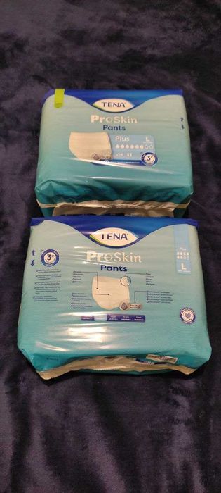 TENA Pants ProSkin Plus majtki chłonne rozmiar L 4x14szt