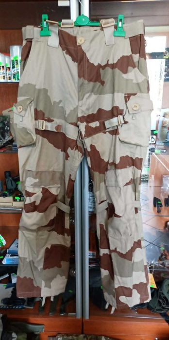 Spodnie Armia Francja Daguet Desert Paul Boye Pantalone de Combat NG Risptop r.93-100L pas 94-104