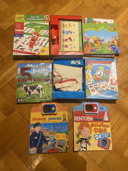 Mix gry i książki Rummikub bajki