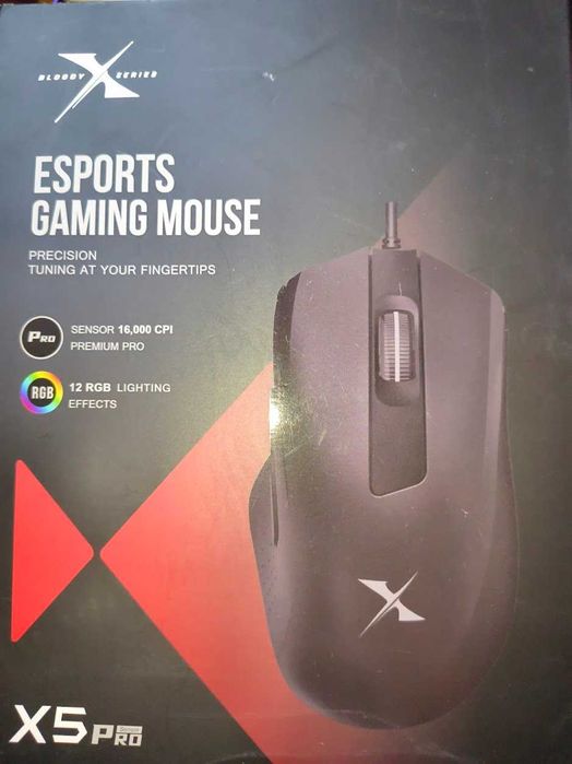 Миша A4Tech Bloody X5 Pro USB Black