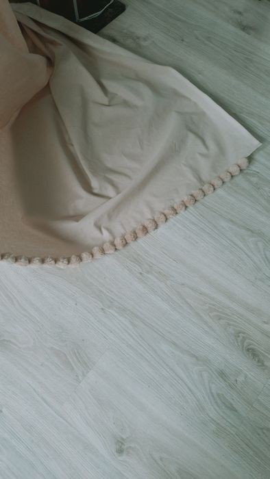 Baldachim boho beżowy