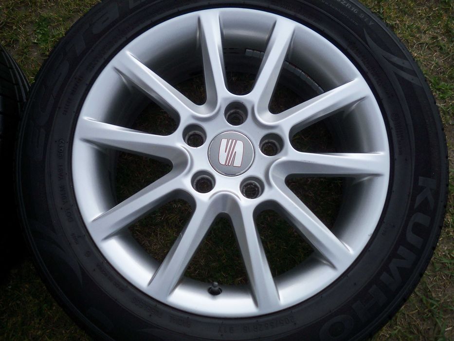 16 seat leon altea 5x112 vw golf 5 6 touran skoda lato ladny stan oryginal