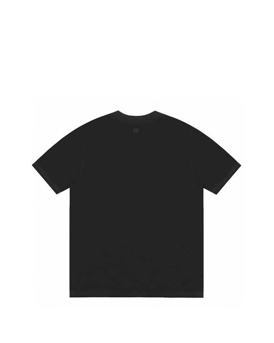 Футболка AMI Paris Ami De Coeur Embossed Heart T-Shirt Black