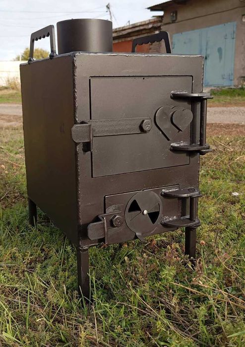 Бліндажна піч буржуйка пічка печь с турбиной окопная печка буржуйка