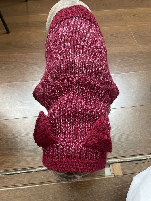 Вязанный костюм  для собаки