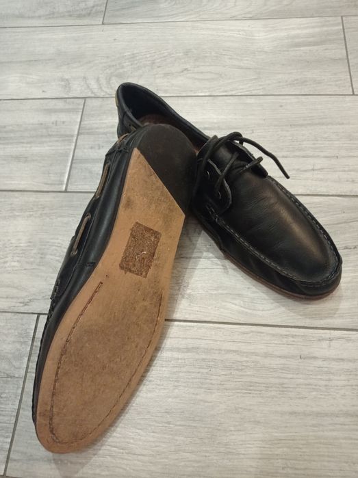 Чоловічі шкіряні туфлі, мокасини, топсайдери, Next, 44 р.