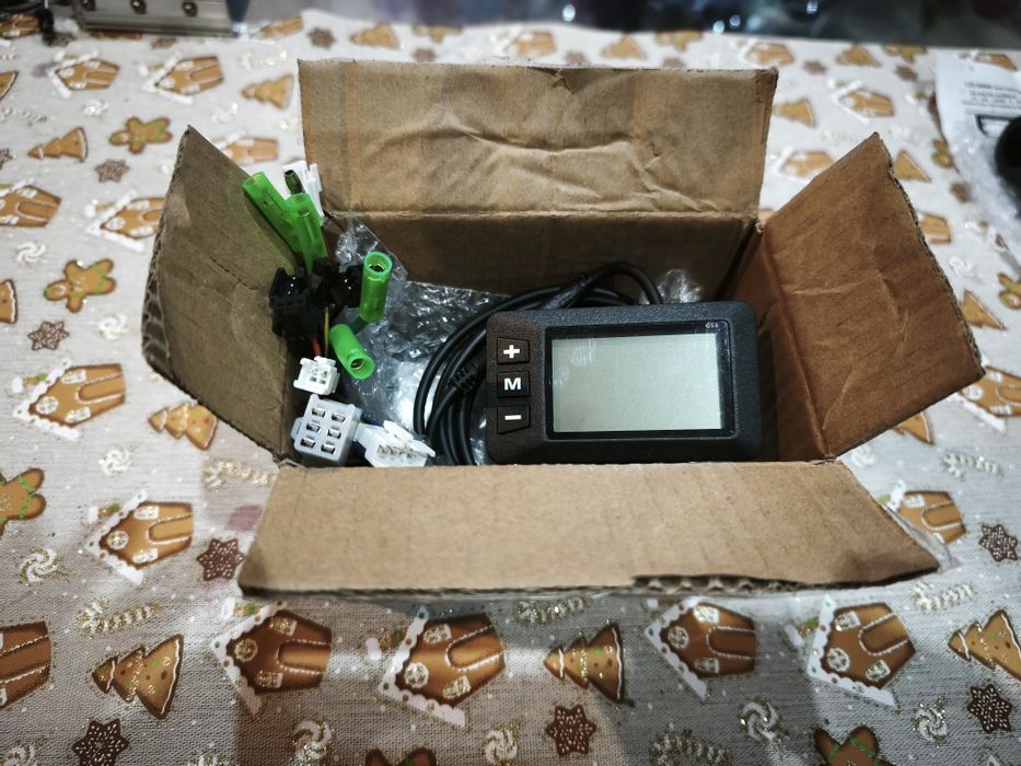 Sterownik+Wyświetlacz 24V 36V 48V 52V 60V   22A   Nowy zestaw