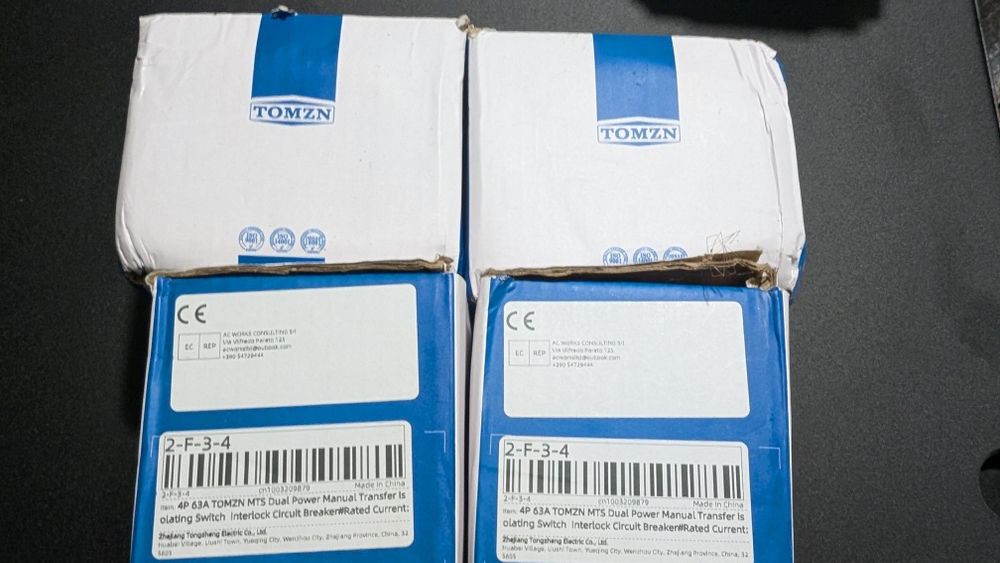 Перемикач введення резерву трьох фазний Tomzn  63A