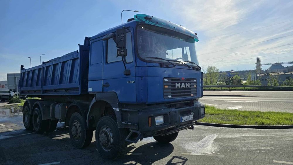 MAN F2000 41.464 WYWROTKA 8X6  kipper Meiler 8x8 4 ośka nowy aku brutto