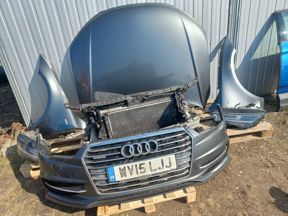 Przód kompletny audi a7 c7 sline lift pas przedni maska zderzak