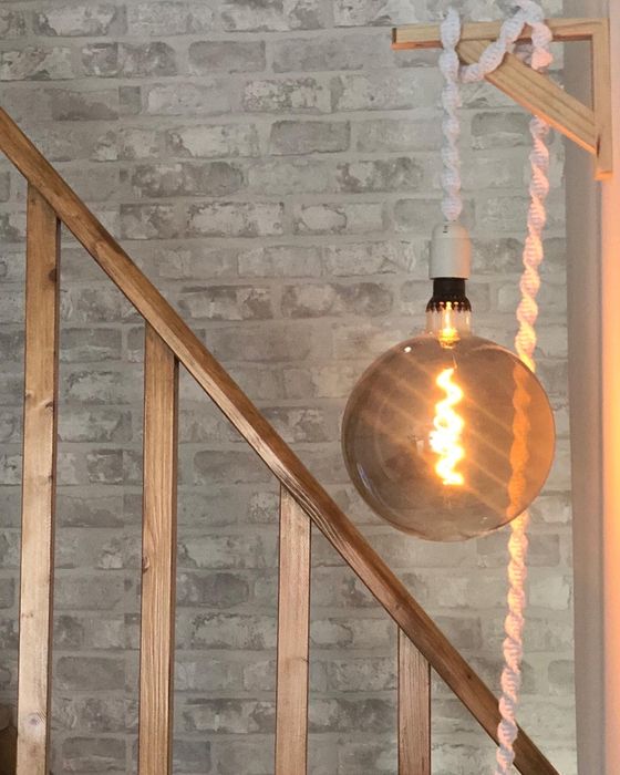 Candeeiro em Macrame