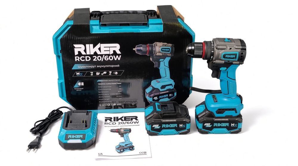 Шуруповерт акумуляторний RCD 20/60W RIKER