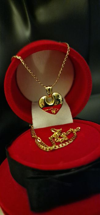 Złoty Łańcuszek z Zawieszką pr.585 Nowy!!!