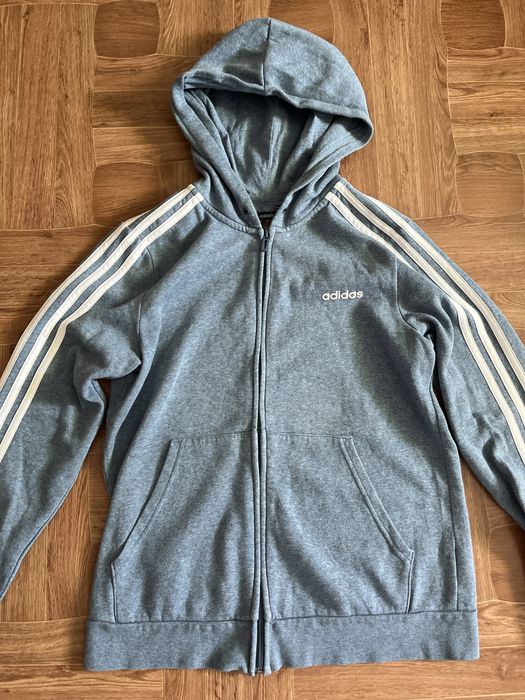 adidas кофта голубая