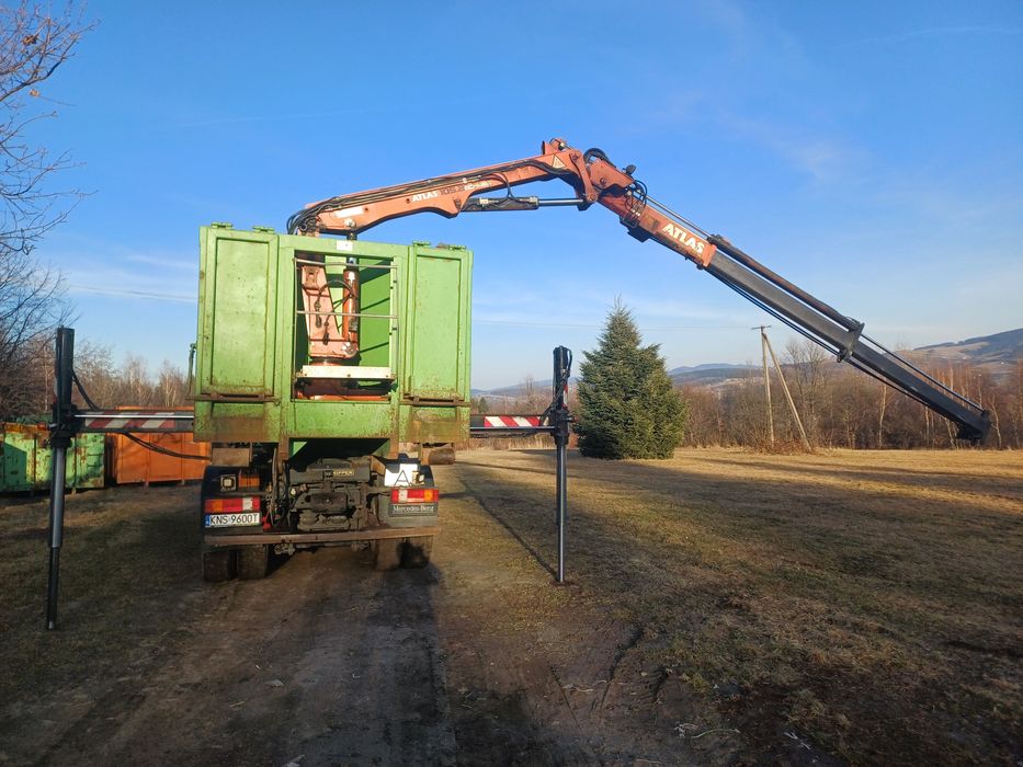 Atlas 105.2 hds Żuraw hiab dżwig sterowanie radiowe chwytak