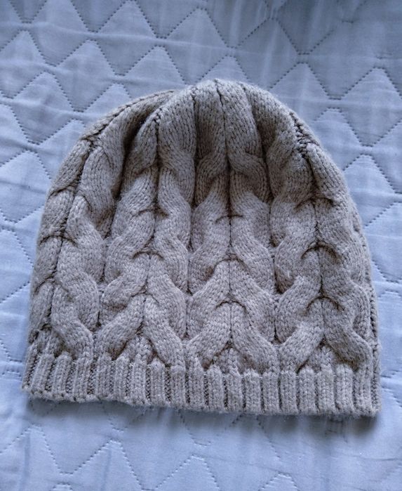 Шапка-берет сіра