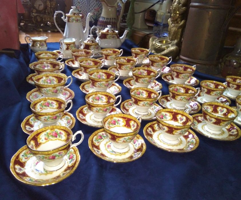 Serviço Chá Café Royal Albert Lady Hamilton