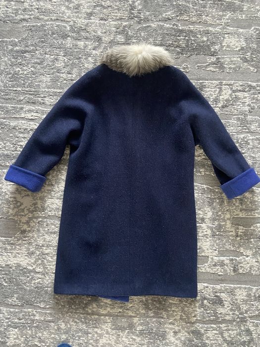 Демисезонне пальто з натуральним хутром