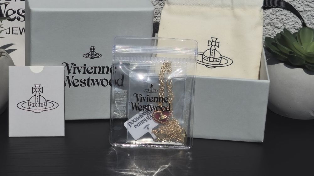 Прикраса Vivienne Westwood кулон серце. Срібний, золотий