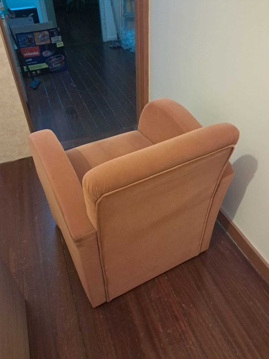 Poltrona  de veludo