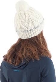 Mammut czapka knit model Sally biała narciarska beanie