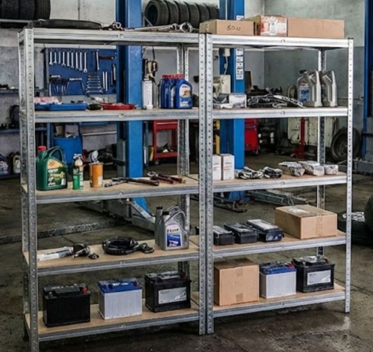 2szt Regał Metalowy Magazynowy do Garażu Piwnicy 180x90x40 10 PÓŁEK