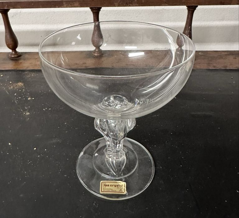 Conjunto de 3 peças de vidro.