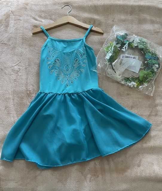Fatos Bailarina - Vestidos vermelho lantejoulas e azul com coroa