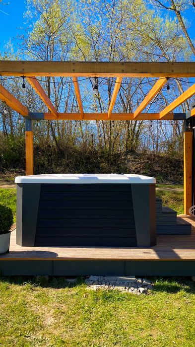 "WEZUWIUSZ" 6 osobowe Jacuzzi, Balia ogrodowa, Gorąca beczka, SPA