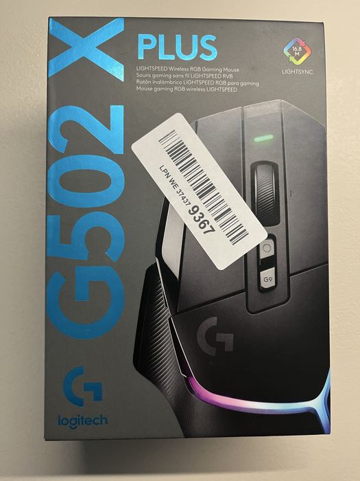 Myszka logitech bezprzewodowa G502x plus